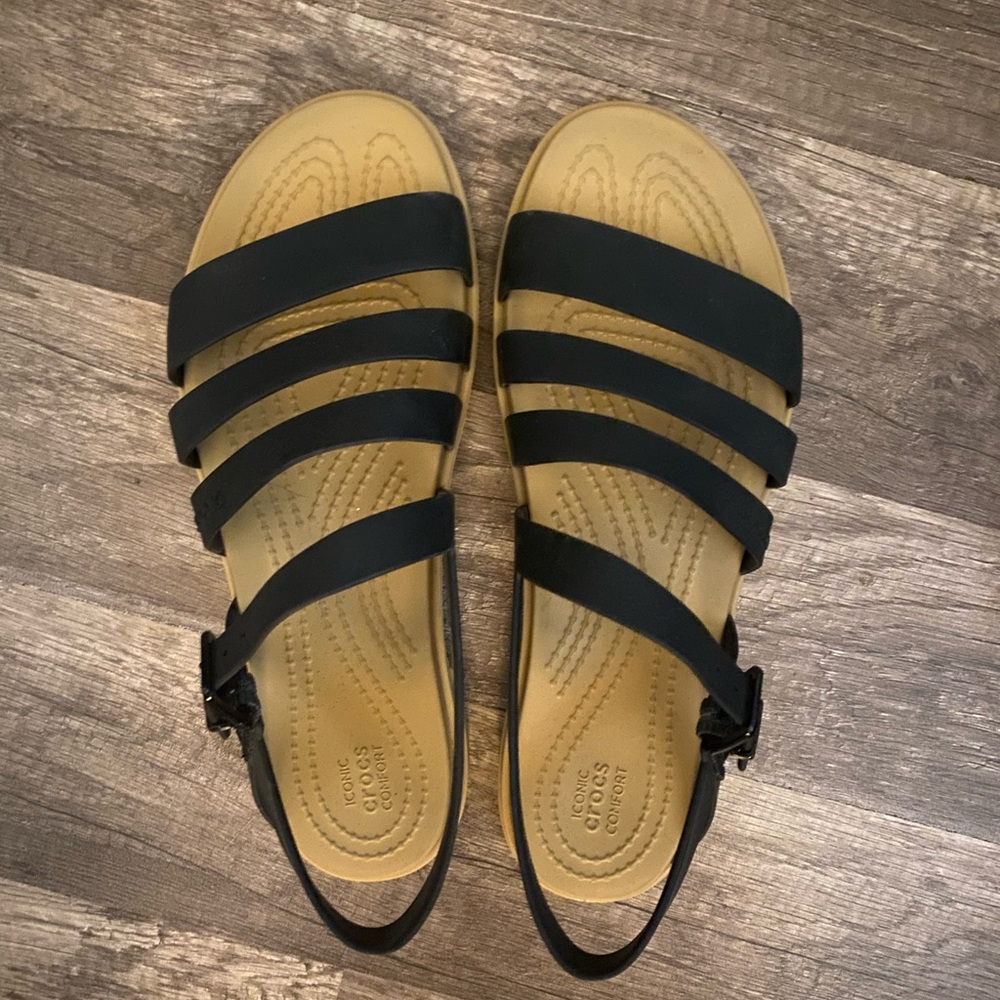 Crocs ankle strap sandals